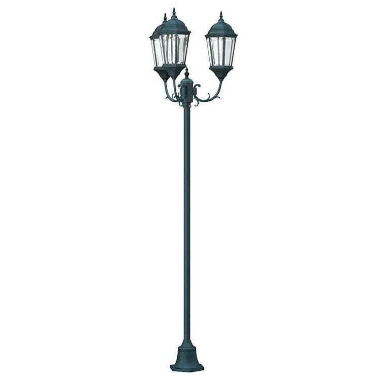 VidaXL Gartenbeleuchtung Vintage gebürstet grün 57 x 49 x 241 cm