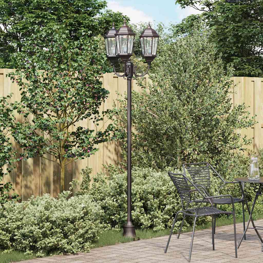 Vidaxx Gartenbeleuchtung Bronze 57 x 49 x 241 cm Aluminium und Glas