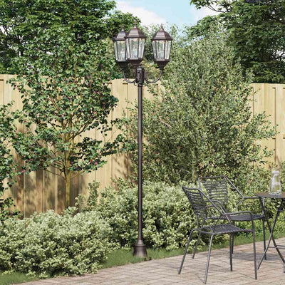 Vidaxx Gartenbeleuchtung Bronze 57 x 49 x 241 cm Aluminium und Glas