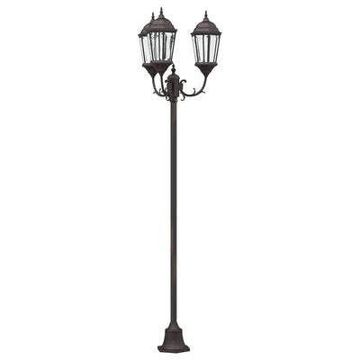 Vidaxx Gartenbeleuchtung Bronze 57 x 49 x 241 cm Aluminium und Glas