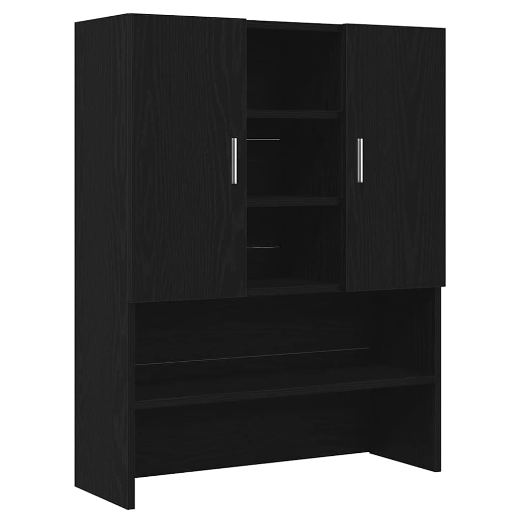 Vidaxx Waschmaschinenschrank 70,5x25,5x90 cm schwarze Eiche
