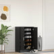 Vidaxx Schuhschrank 60x35x92 cm Spanplatte Eiche schwarz