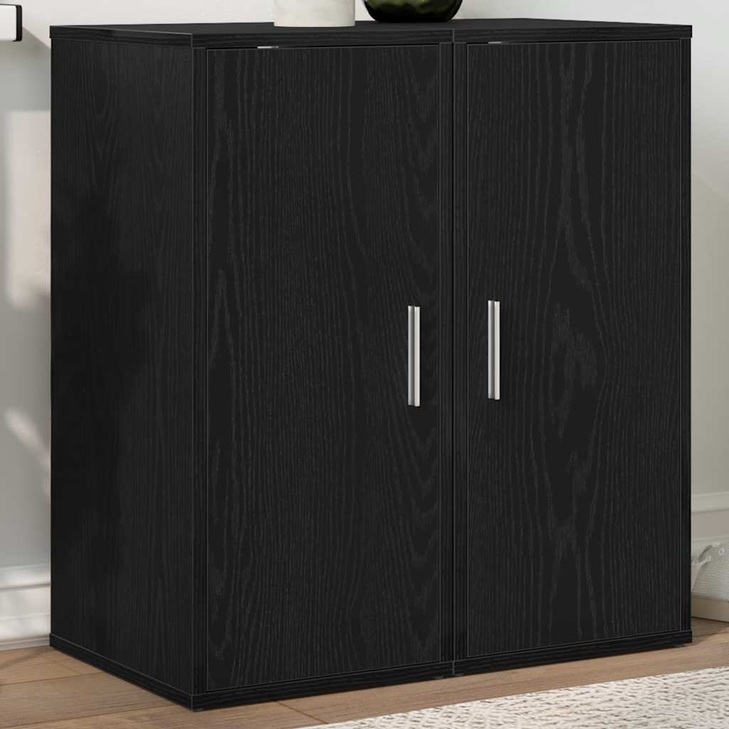 Vidaxx Schuhschränke 32x35x70 cm Spanplatte 2 Stück schwarze Eiche