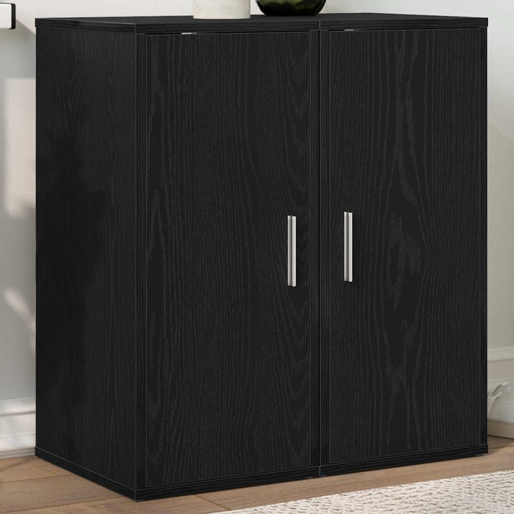 Vidaxx Schuhschränke 32x35x70 cm Spanplatte 2 Stück schwarze Eiche