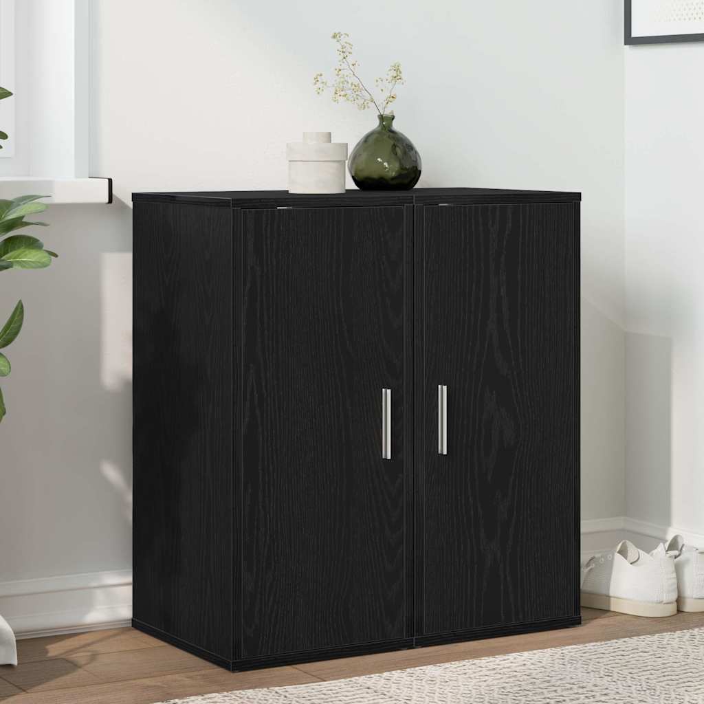 Vidaxx Schuhschränke 32x35x70 cm Spanplatte 2 Stück schwarze Eiche