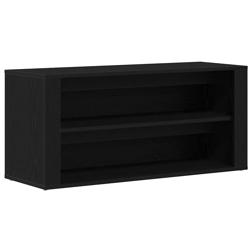 Vidaxx Schuhbank 100x35x45 cm, fertiges Holz, schwarze Eiche