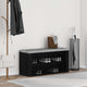 Vidaxx Schuhbank 100x35x45 cm, fertiges Holz, schwarze Eiche