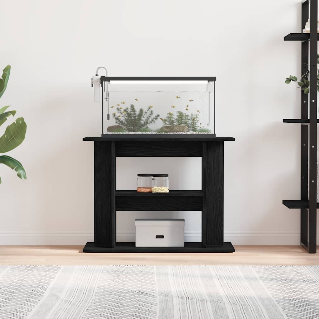 Vidaxx Aquarienständer 80x35x60 cm Spanplatte schwarze Eiche