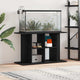 Vidaxx Aquariumständer Eiche schwarz 100x40x60 cm Holzwerkstoff