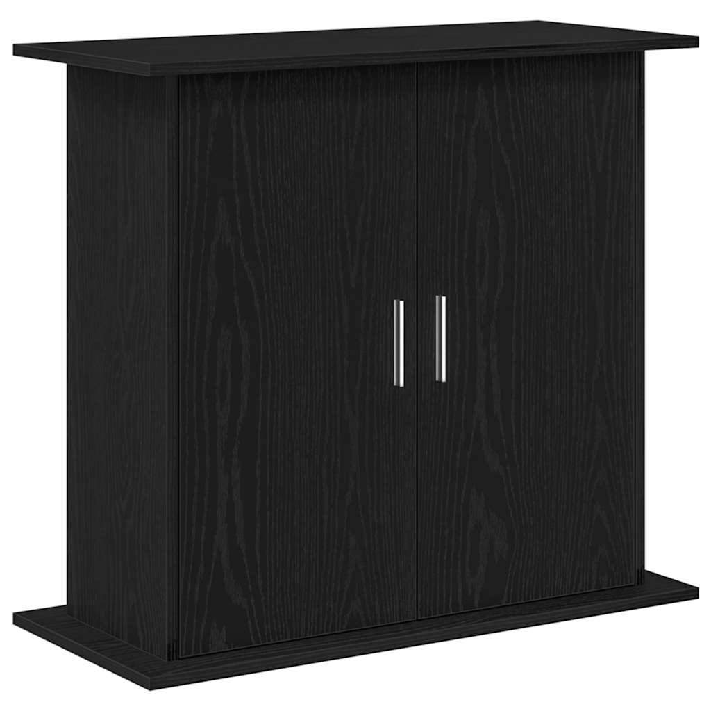 Vidaxx Aquariumständer Eiche schwarz 81x36x73 cm Holzwerkstoff
