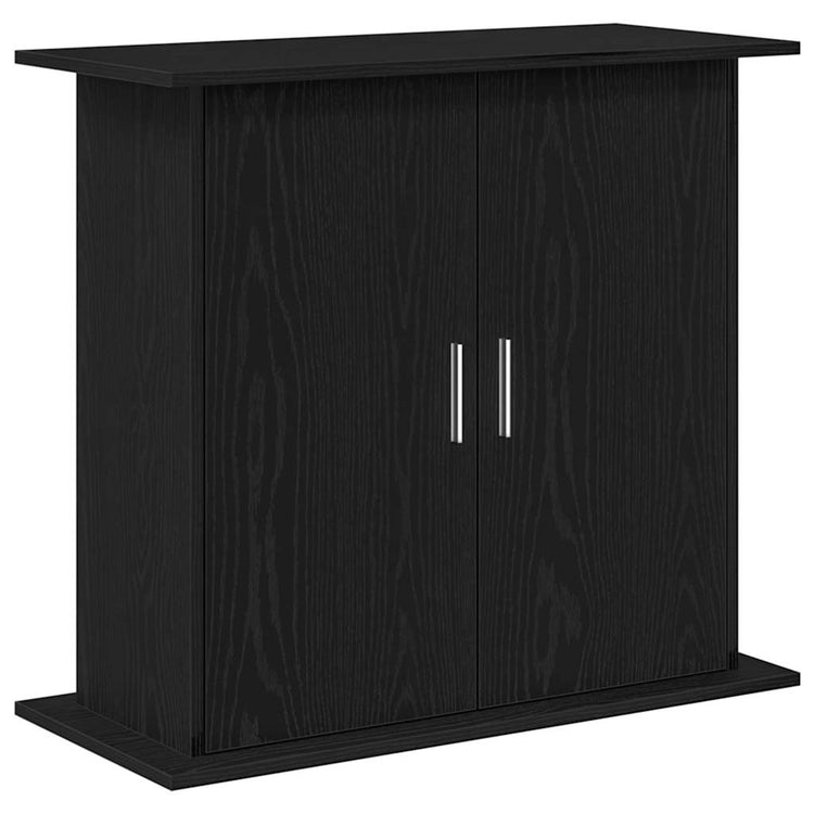 Vidaxx Aquariumständer Eiche schwarz 81x36x73 cm Holzwerkstoff
