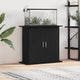 Vidaxx Aquariumständer Eiche schwarz 81x36x73 cm Holzwerkstoff