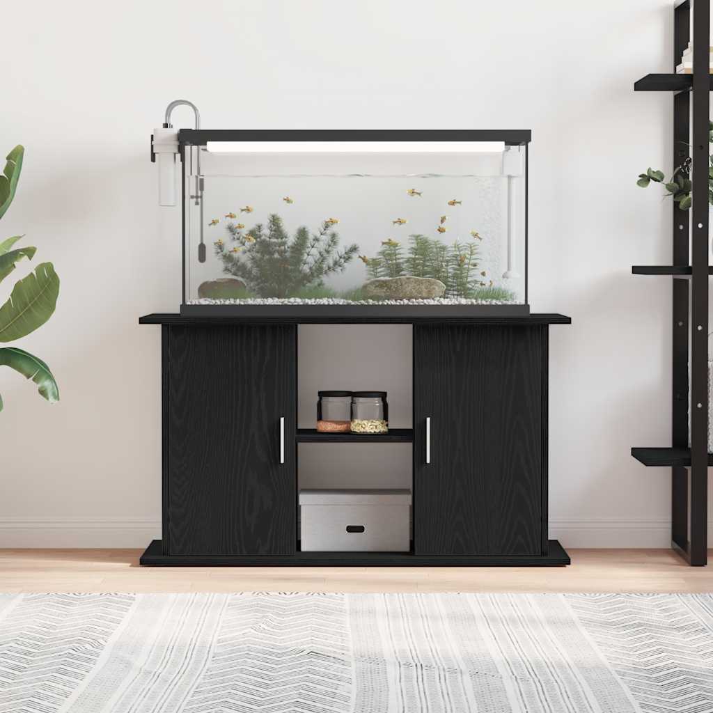 Vidaxx Aquariumständer Eiche schwarz 101x41x58 cm Holzwerkstoff