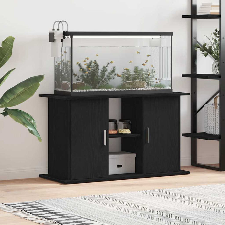 Vidaxx Aquariumständer Eiche schwarz 101x41x58 cm Holzwerkstoff