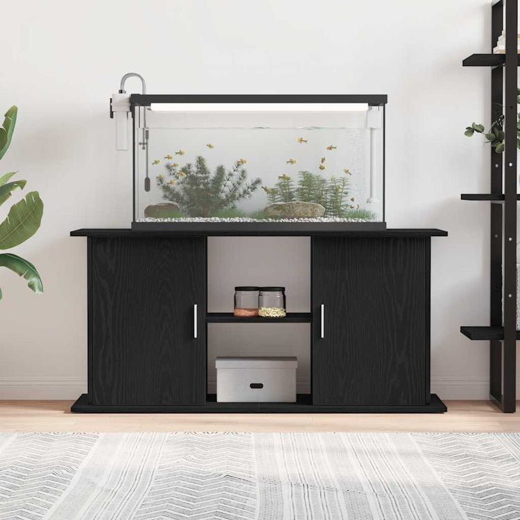 Vidaxx Aquarienständer 121x41x58 cm Spanplatte schwarze Eiche