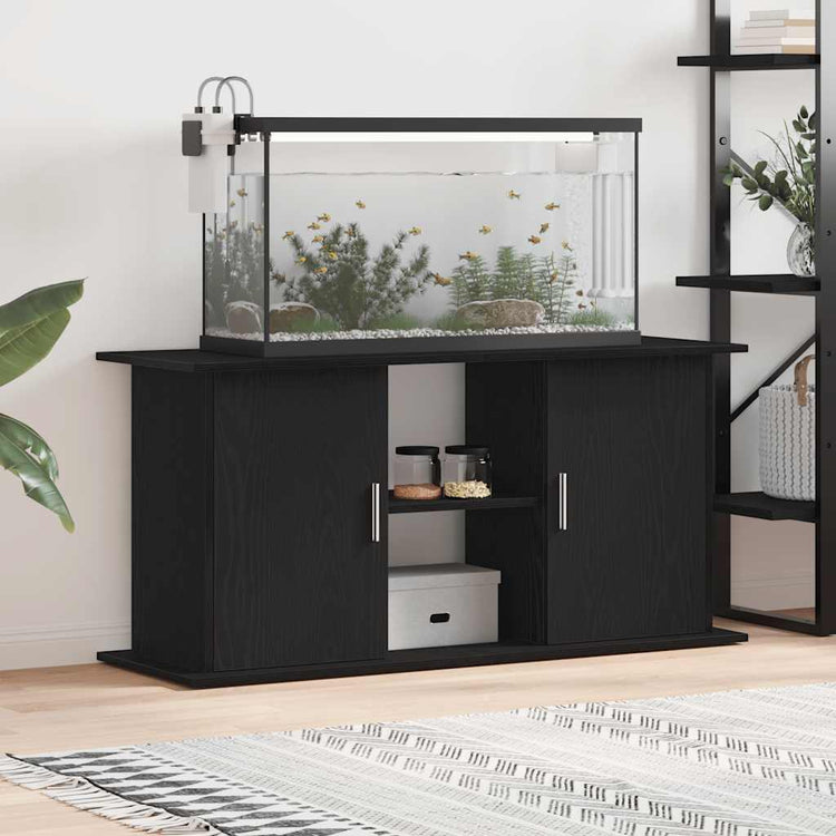 Vidaxx Aquarienständer 121x41x58 cm Spanplatte schwarze Eiche