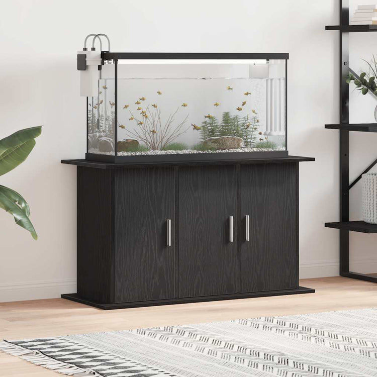 Vidaxx Aquariumständer Eiche schwarz 101x41x58 cm Holzwerkstoff