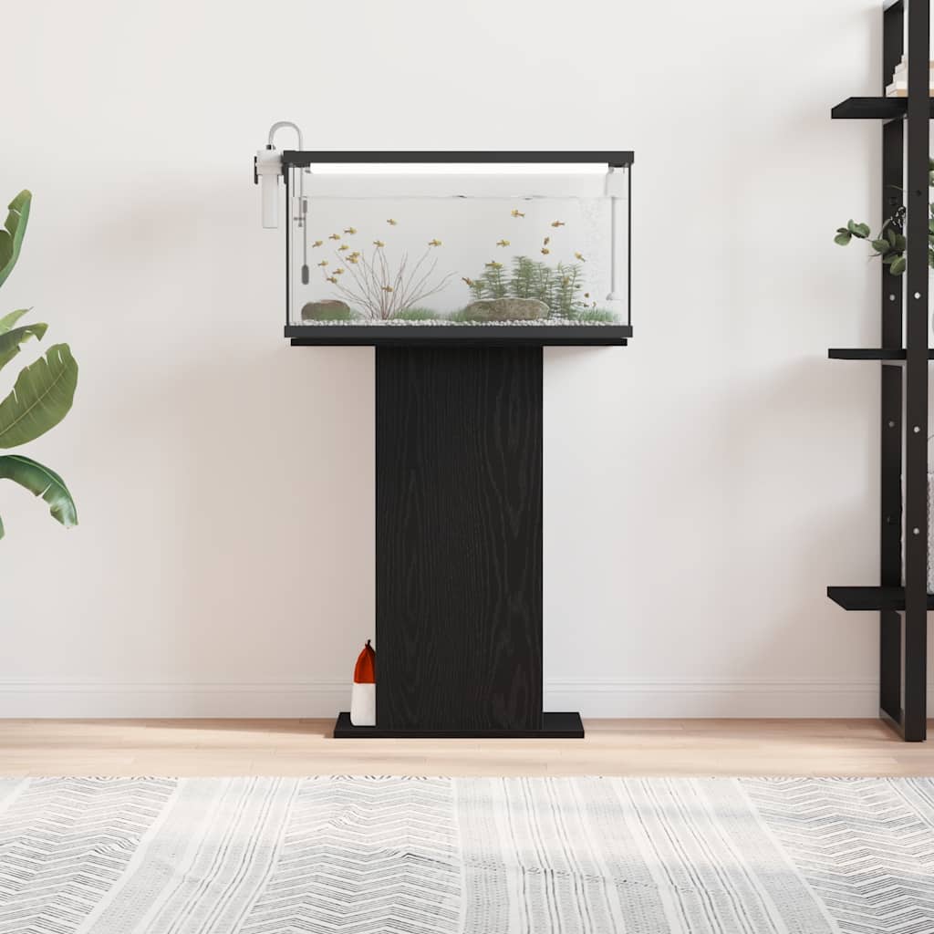 Vidaxx Aquarienständer 60,5x36x72,5 cm Spanplatte schwarze Eiche