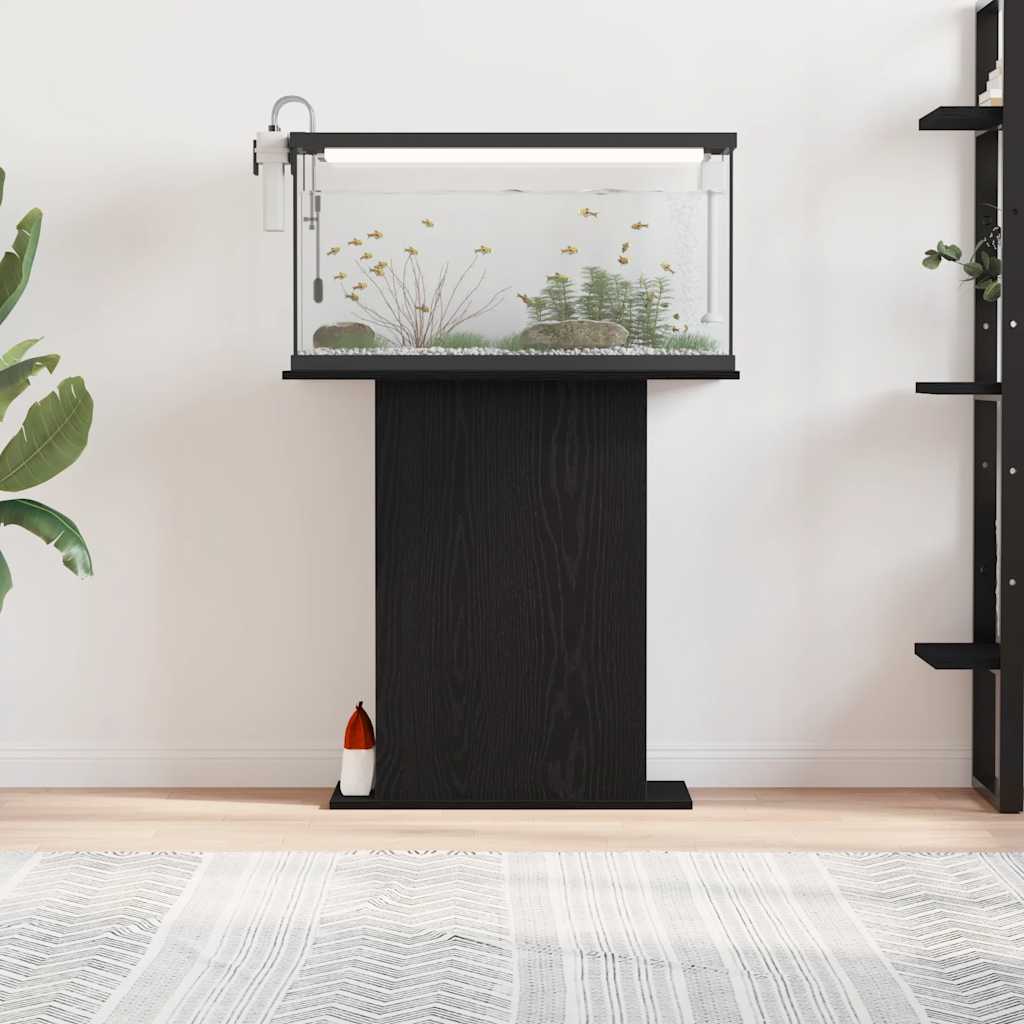 Vidaxx Aquarienständer aus schwarzer Eiche, 75 x 36 x 72,5 cm, Holzwerkstoff