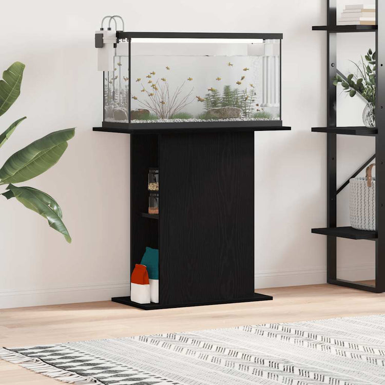 Vidaxx Aquarienständer aus schwarzer Eiche, 75 x 36 x 72,5 cm, Holzwerkstoff