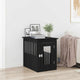 Vidaxxl Hundebox-Möbel 45 x 62 x 59 cm, fertiges Holz, schwarze Eiche