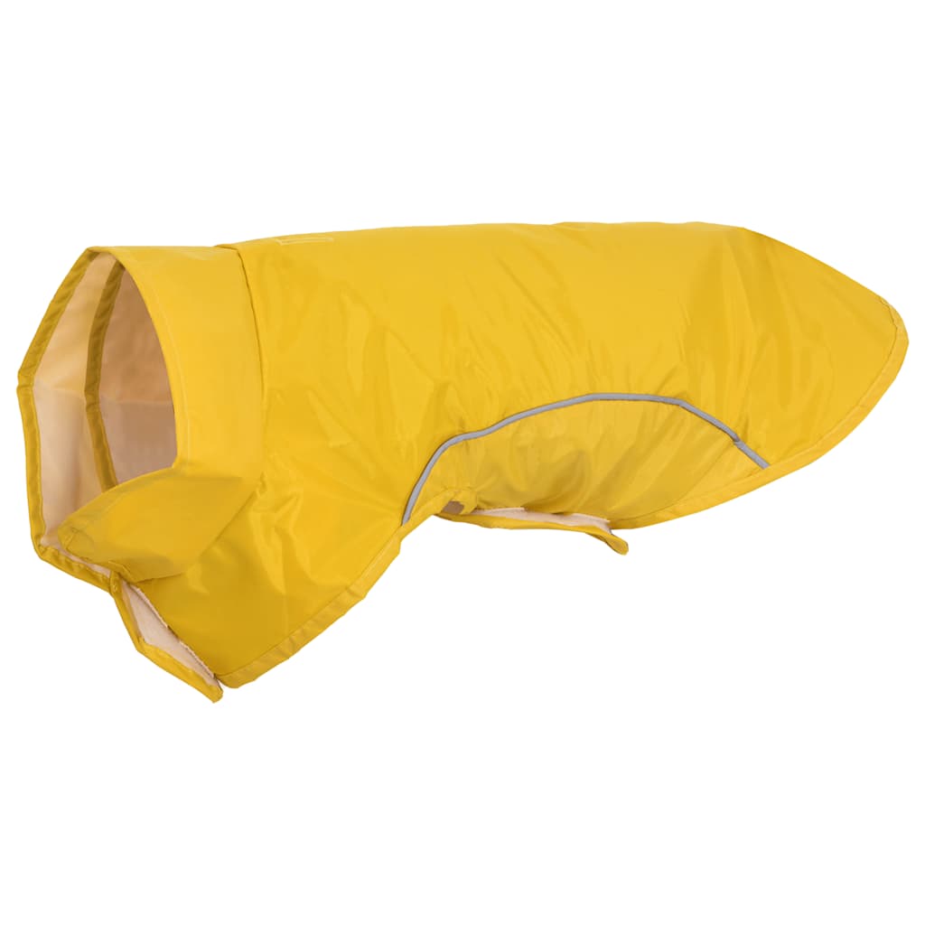 VidaXL Hunderegenmantel mit reflektierenden Streifen Polyester Gelb XXS