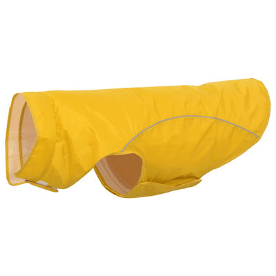 Vidaxxl Hunderegenmantel mit reflektierenden Streifen Polyester Gelb 4XL