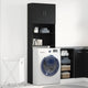 Vidaxx Waschmaschinenschrank 64x24x190 cm Spanplatte Eiche schwarz