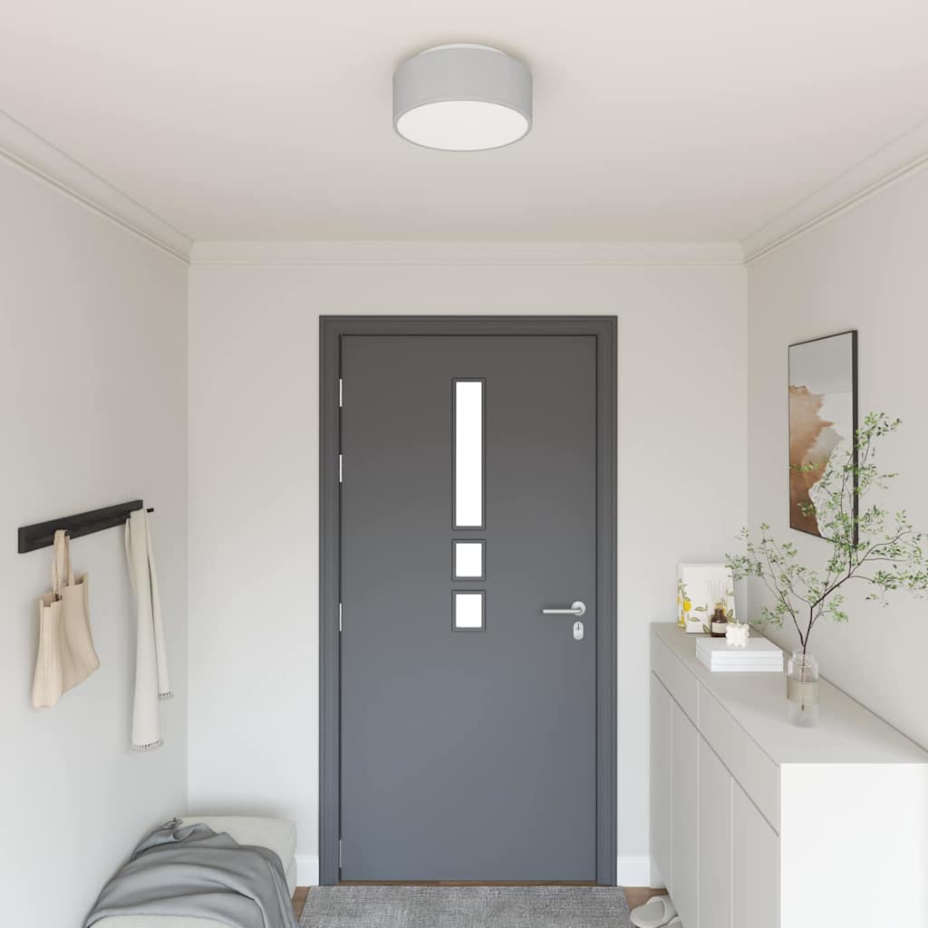 Vidaxx Deckenleuchte mit Strahlern grau 30 x 30 x 13,5 cm Stoff