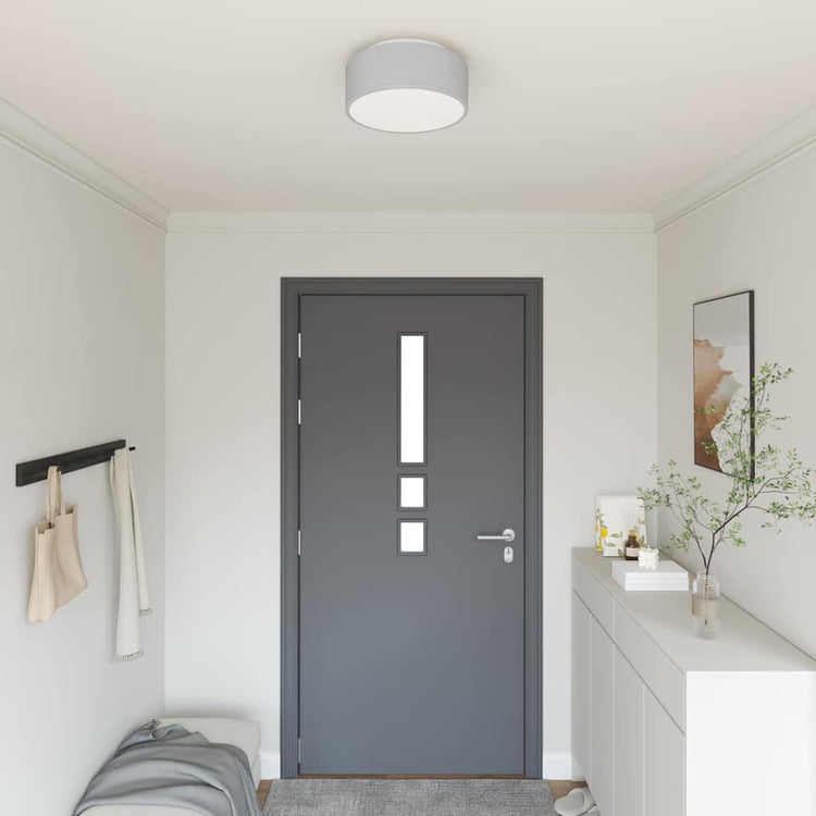 Vidaxx Deckenleuchte mit Strahlern grau 30 x 30 x 13,5 cm Stoff