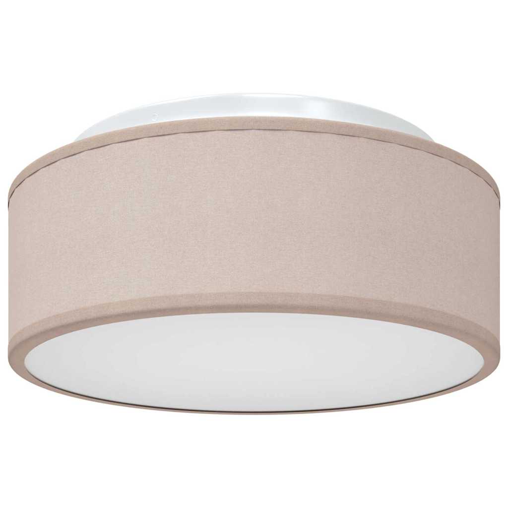Vidaxx Deckenleuchte mit Strahlern Taupe 30 x 30 x 13,5 cm Stoff