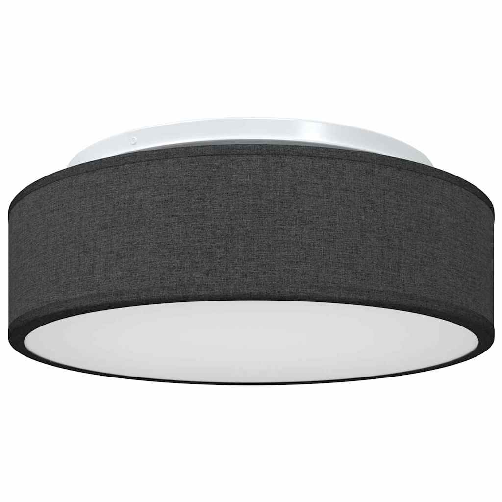 VidaXL Deckenleuchte mit Strahlern schwarz 38 x 38 x 13,5 cm Stoff