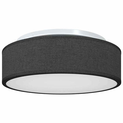 VidaXL Deckenleuchte mit Strahlern schwarz 38 x 38 x 13,5 cm Stoff