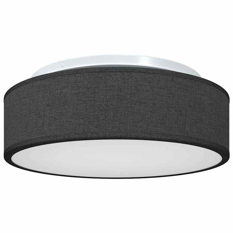 VidaXL Deckenleuchte mit Strahlern schwarz 38 x 38 x 13,5 cm Stoff