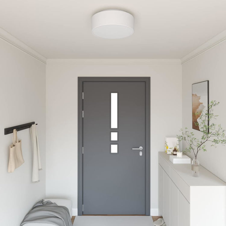 Vidaxx Deckenleuchte mit Strahlern weiß 38 x 38 x 13,5 cm Stoff
