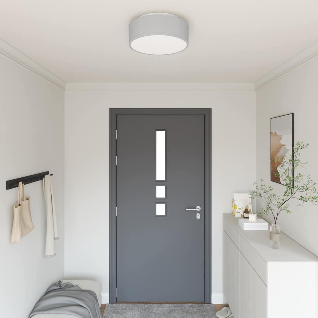 Vidaxx Deckenleuchte mit Strahlern grau 38 x 38 x 13,5 cm Stoff