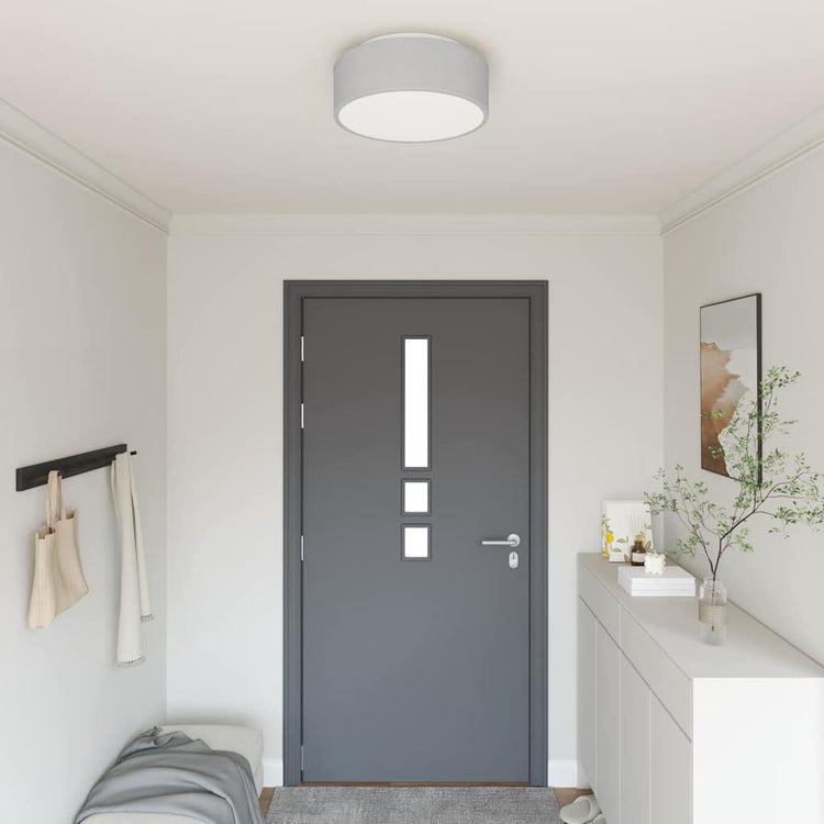 Vidaxx Deckenleuchte mit Strahlern grau 38 x 38 x 13,5 cm Stoff