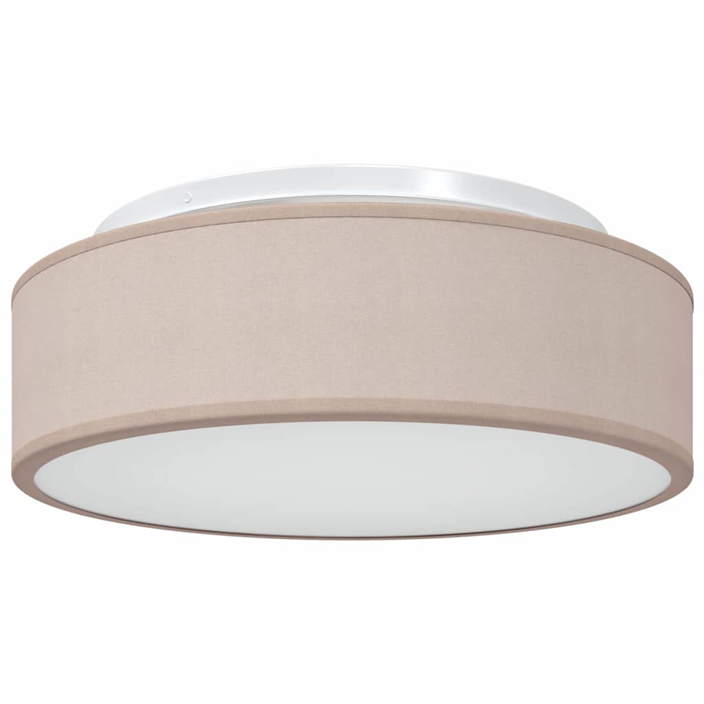 Vidaxx Deckenleuchte mit Strahlern Taupe 38 x 38 x 13,5 cm Stoff
