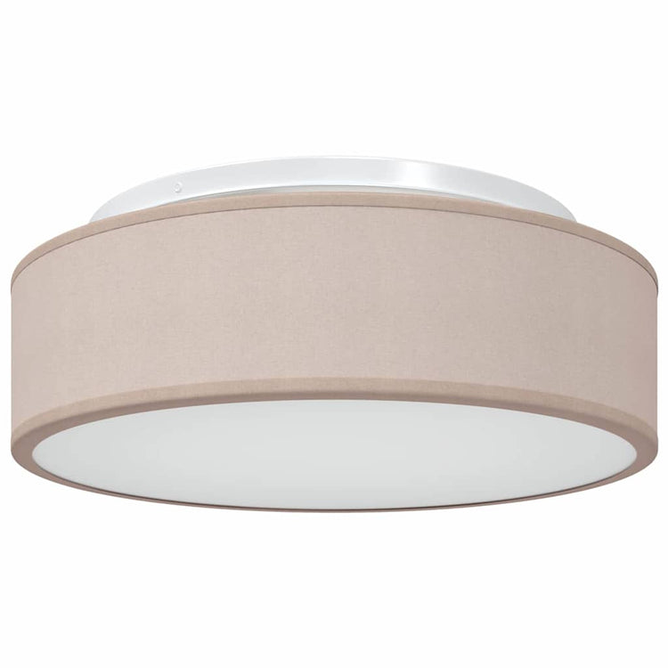 Vidaxx Deckenleuchte mit Strahlern Taupe 38 x 38 x 13,5 cm Stoff