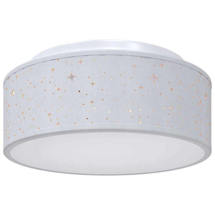 Vidaxx Deckenleuchte mit Strahlern grau 30 x 30 x 13,5 cm Stoff