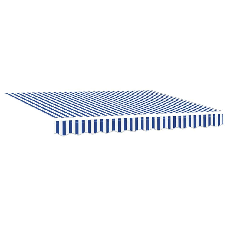 Vidaxx Ersatztuch für Markise Blau und Weiß 235 x 195 cm