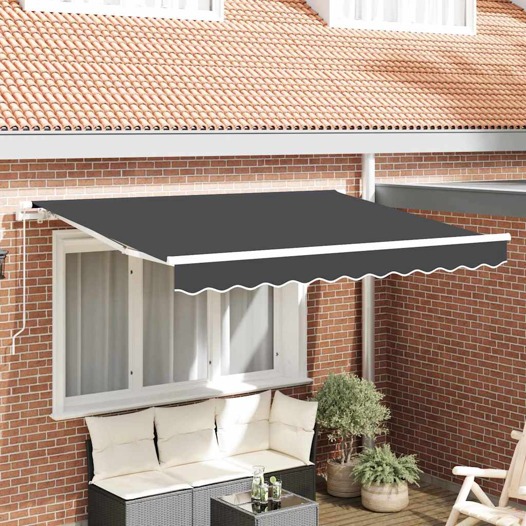 Vidaxx Ersatztuch für Markise Anthrazit 280 x 195 cm