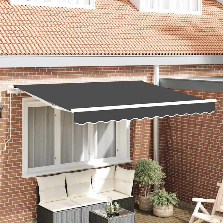 Vidaxx Ersatztuch für Markise Anthrazit 330 x 195 cm