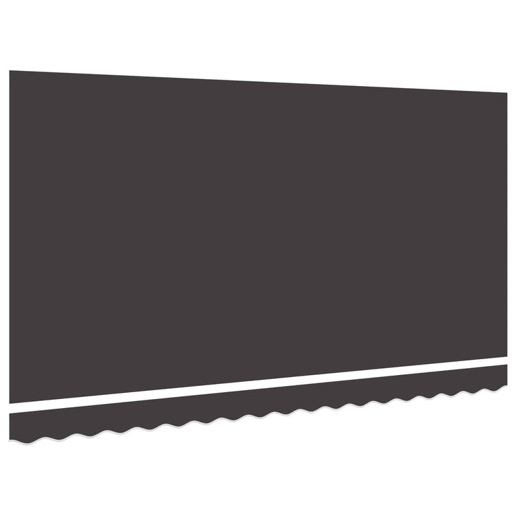 Vidaxx Ersatztuch für Markise Anthrazit 380 x 195 cm