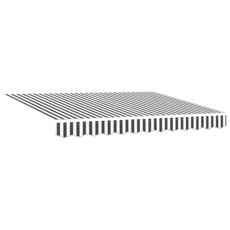Vidaxx Ersatztuch für Markise Anthrazit und Weiß 235 x 195 cm
