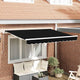 Vidaxx Ersatztuch für Markise schwarz 280 x 245 cm Polyester