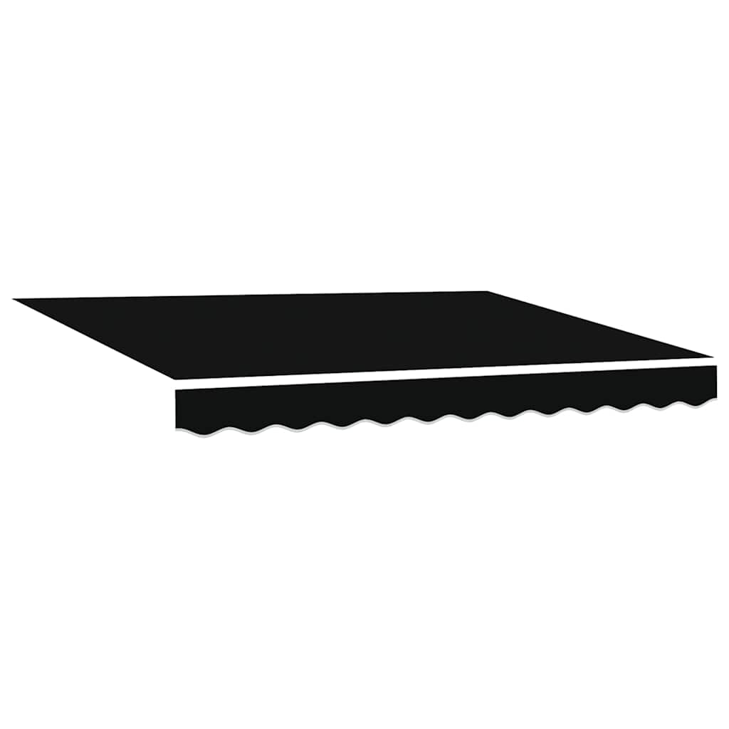 Vidaxx Ersatztuch für Markise schwarz 330 x 245 cm Polyester