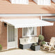 Vidaxx Ersatztuch für Markise weiß 380 x 195 cm Polyester