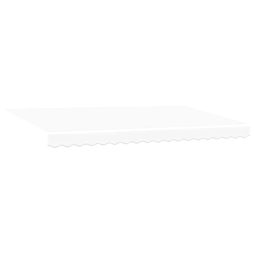 Vidaxx Ersatztuch für Markise weiß 380 x 195 cm Polyester