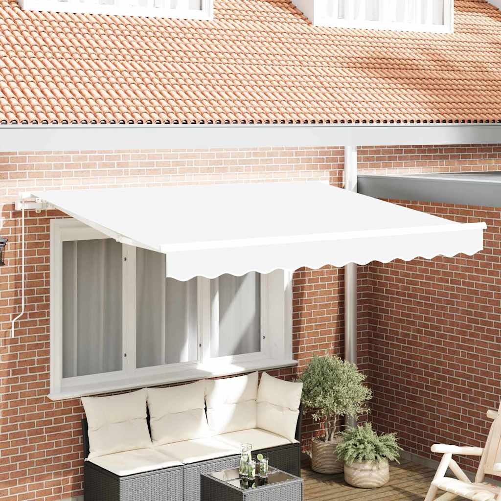 Vidaxx Ersatztuch für Markise weiß 330 x 245 cm Polyester